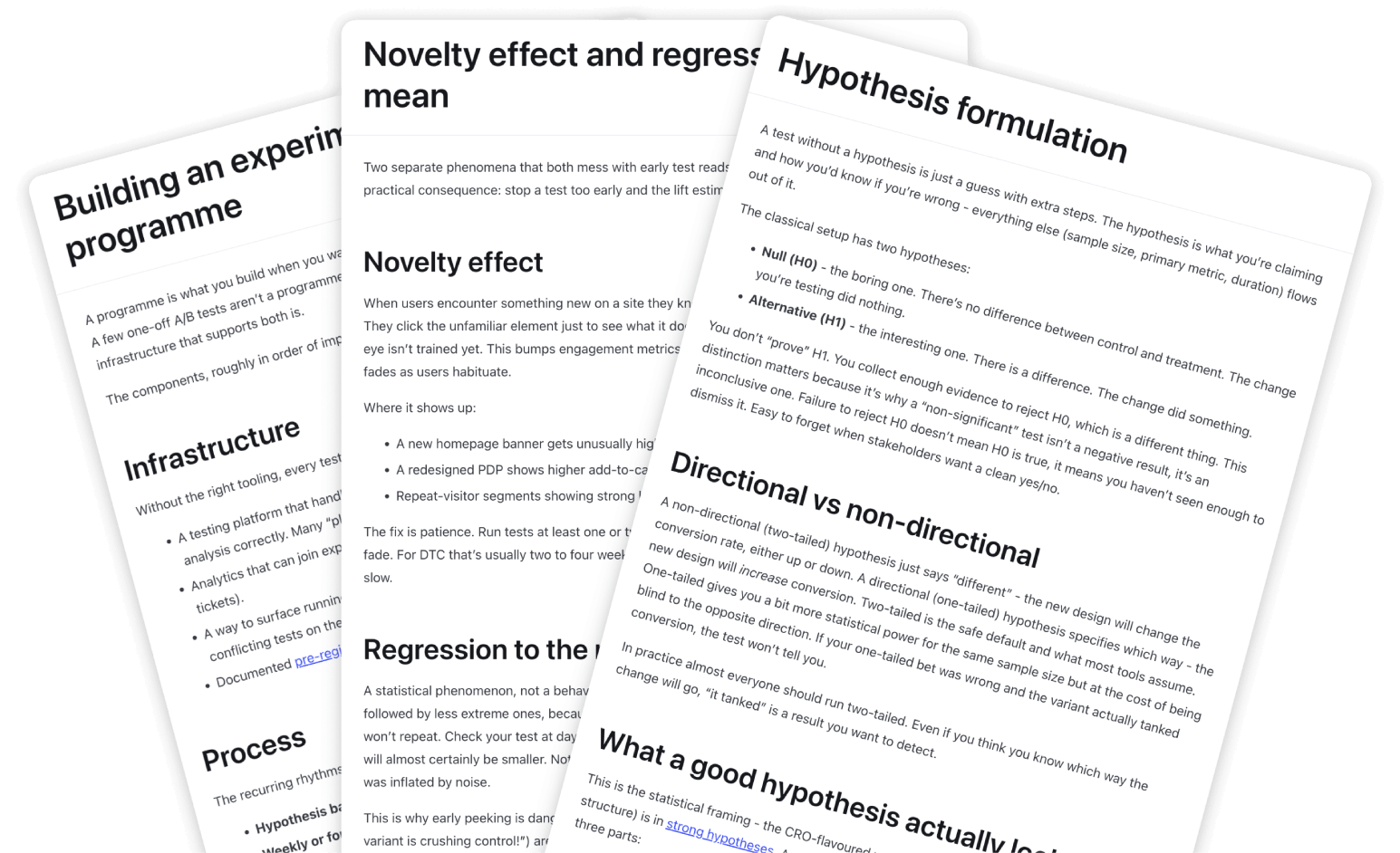 Growth notes