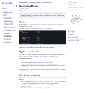Growth notes